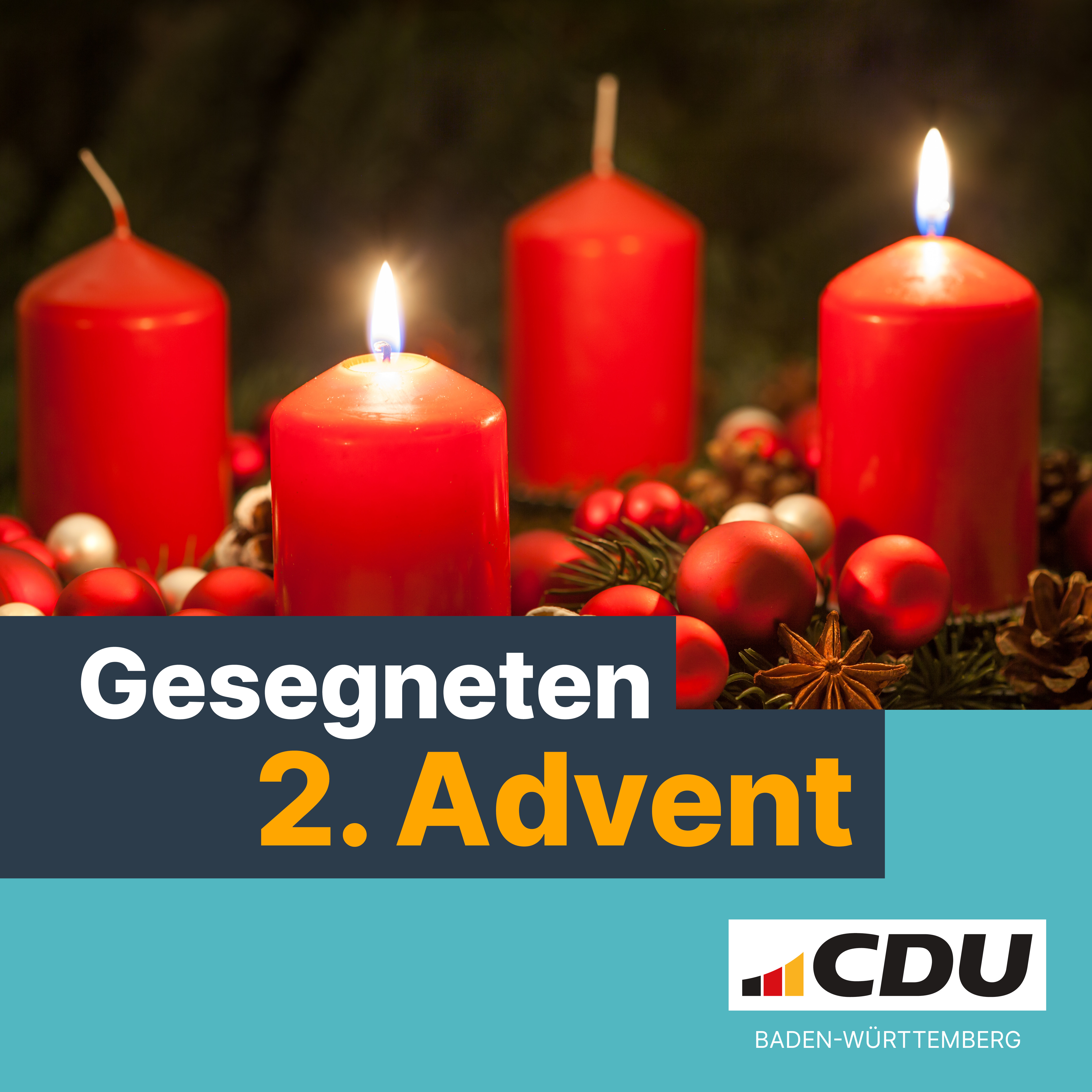 Vier Sonntage vor Weihnachten sind die Wegmarken. Am 2.Adventssontag kommen wir dem Ziel ein weiteres Mal nher.
