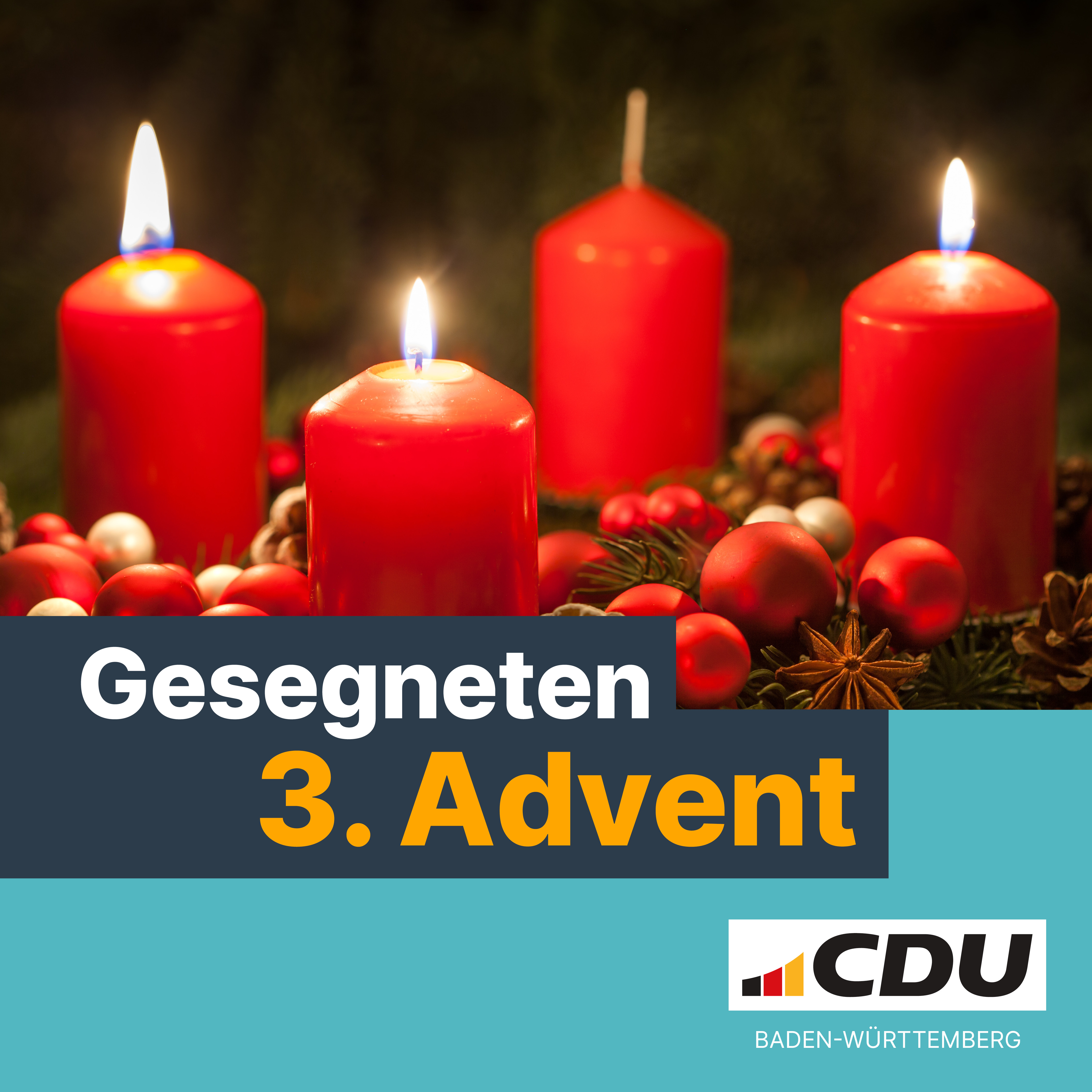 Vier Sonntage vor Weihnachten sind die Wegmarken. Am 3.Adventssontag kommen wir dem Ziel ein weiteres Mal nher.