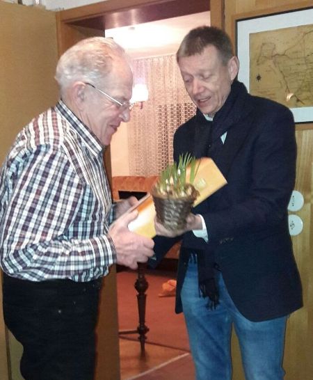Die CDU in Muggensturm gratulierte zum 80.